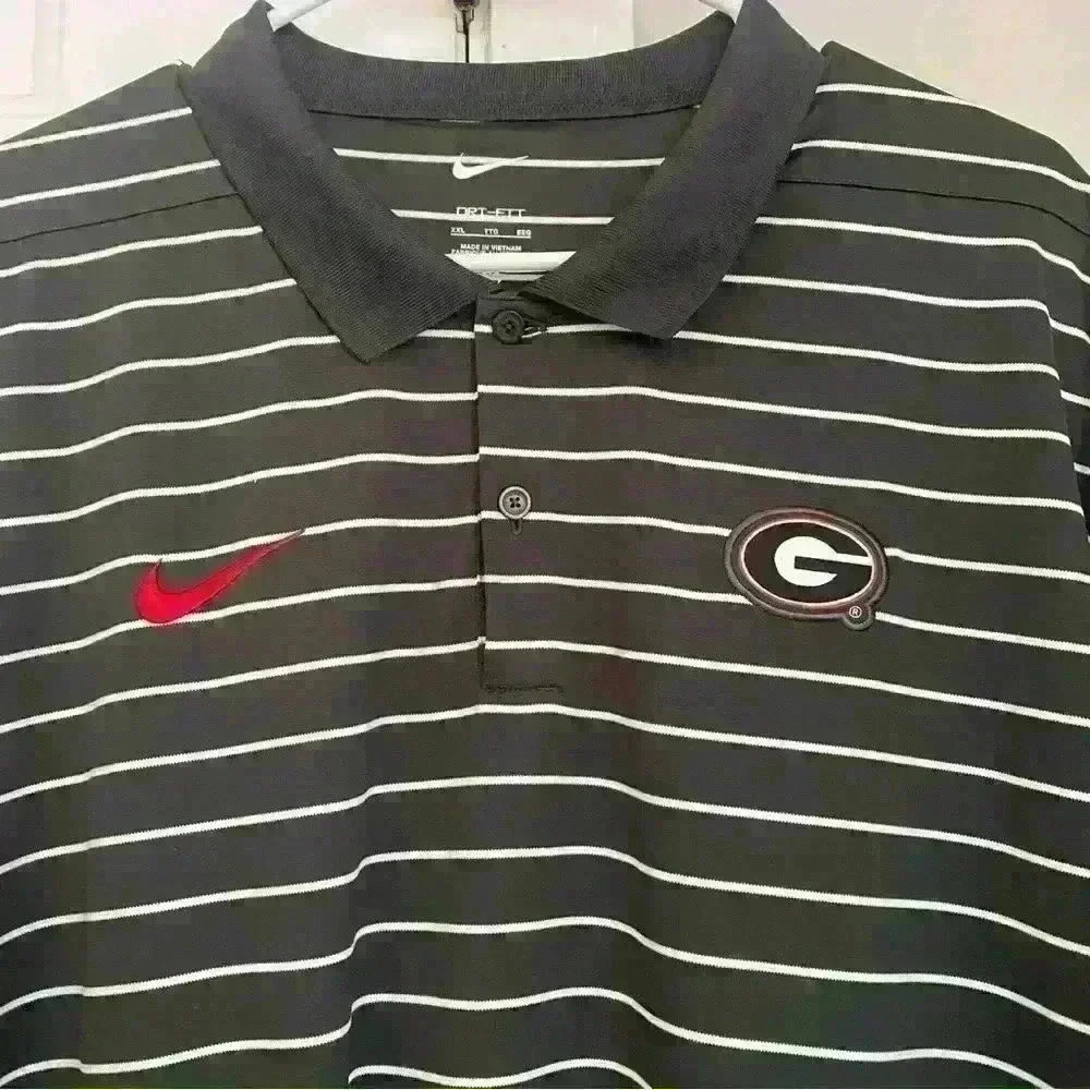 Nike Georgia Bulldogs UGA Team Issue Coach Kirby Smart Polo Shirt Mens NEW